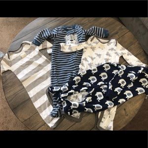 6-9months sleep & play sets carters & burtsbees